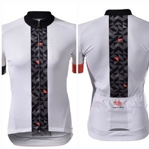 NWT Rion Sports Cycling Zip-Up Jersey Back Pockets w/ Reflector, XL